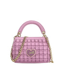 Sac à main bandoulière MoschinoLove rose poudré JC4123