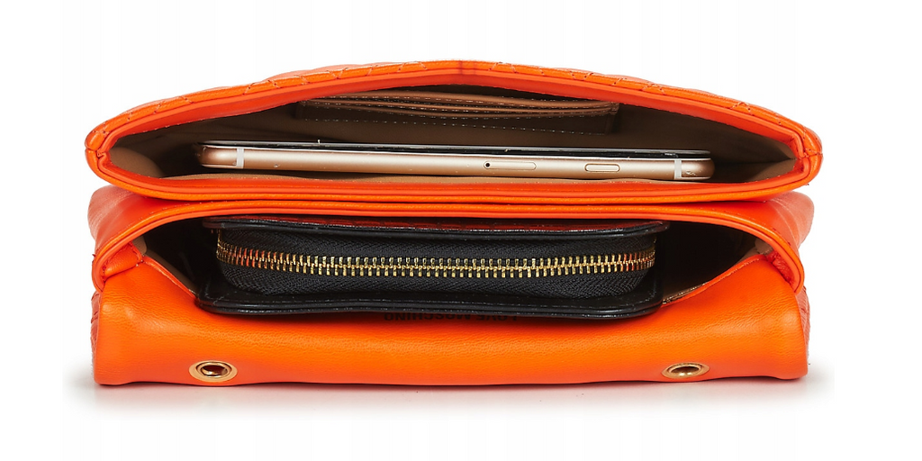 Sac bandoulière MoschinoLove Gold Orange JC4097PP0HLA0453