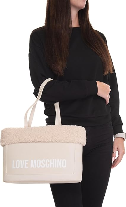 Borsa LoveMoschino Avorio L'enfant prodige
