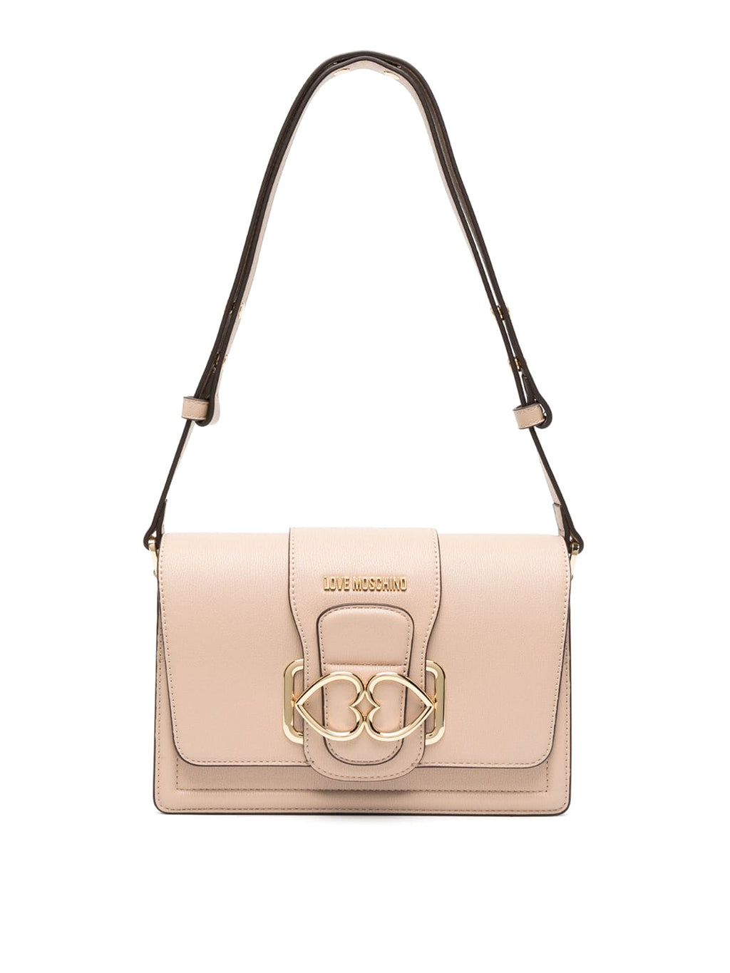 Bolso MoschinoLove de mano para mujer, suave, con correa bandolera y placa en forma de corazón JC4037PP1HLD0609