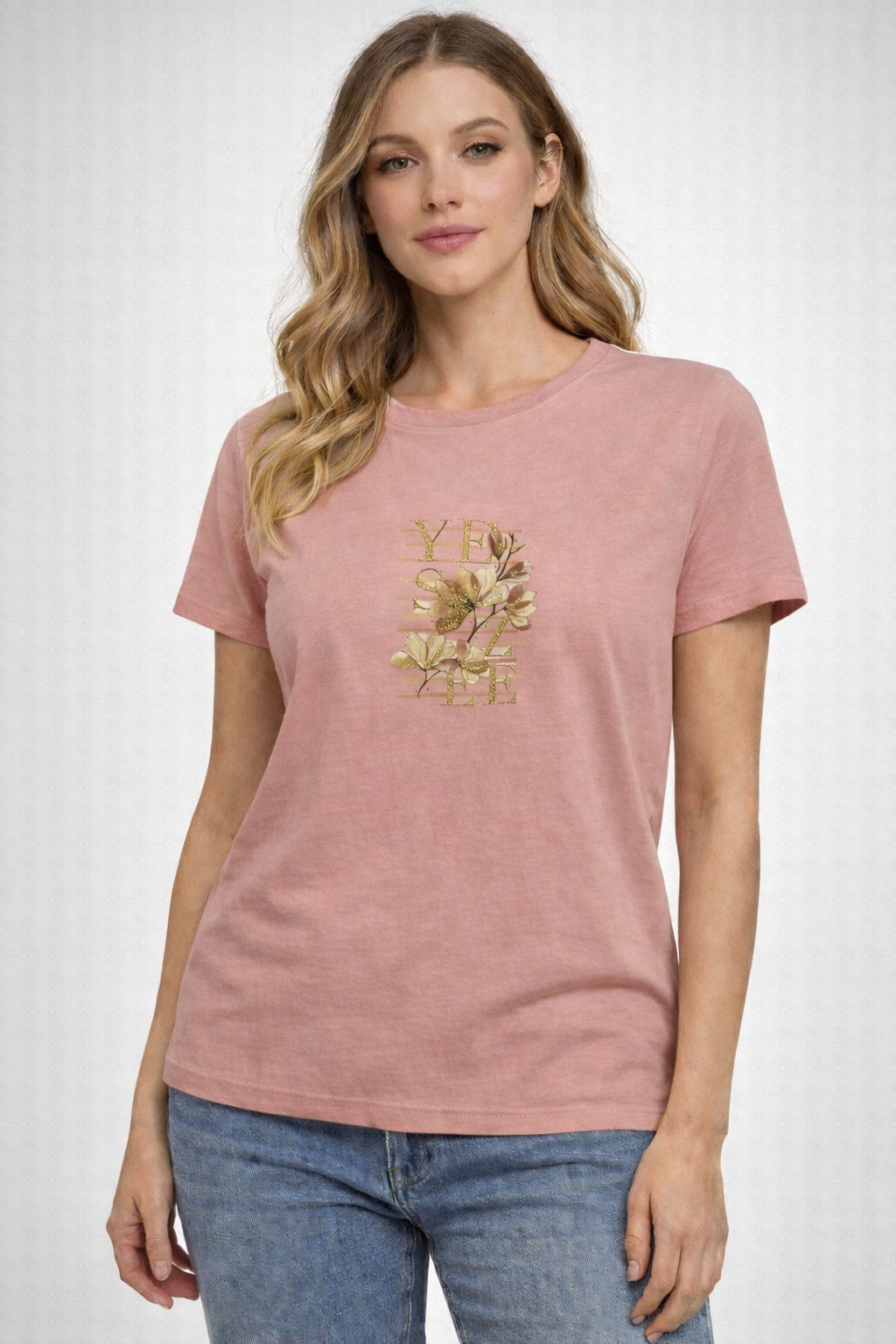 T-shirt femme YES ZEE floral