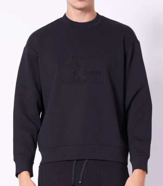 Felpa Girocollo Printer Stamp Logo