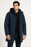 men's technical double-layer jacket with quilted lining