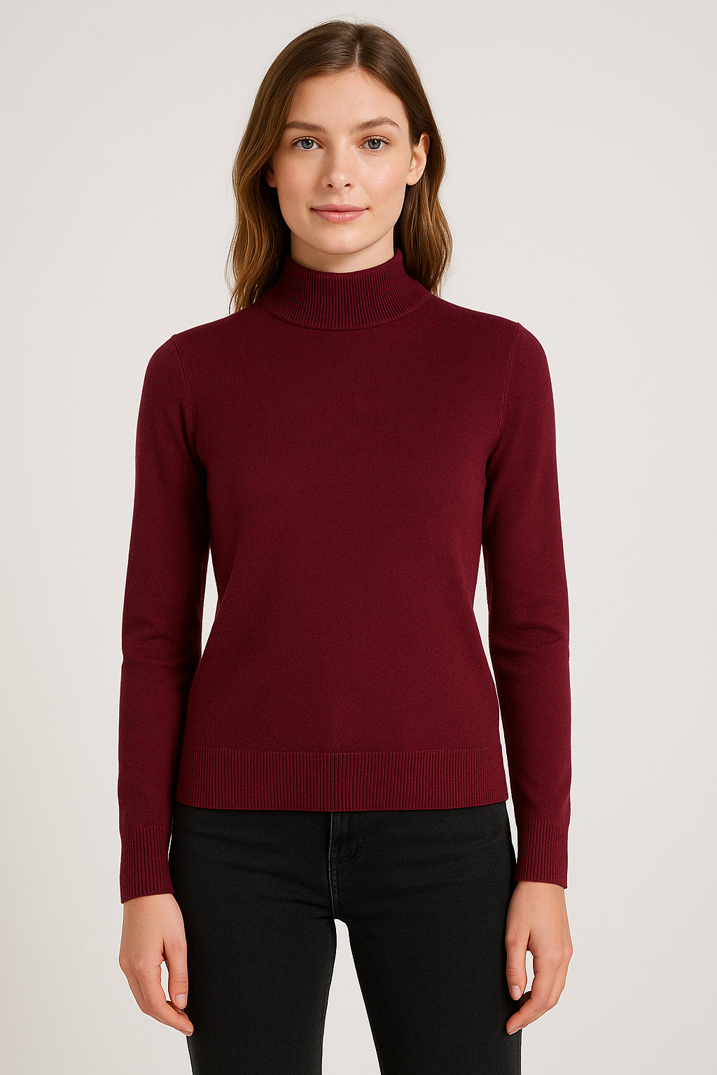 Maglia Donna Mezzo Collo in Cotone Gattinoni