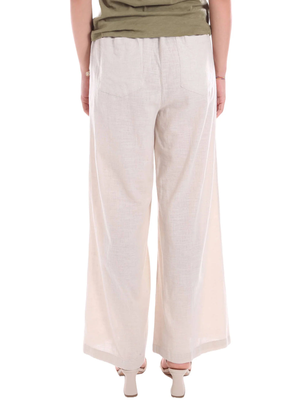 Casual, Cool Linen Palazzo Pants