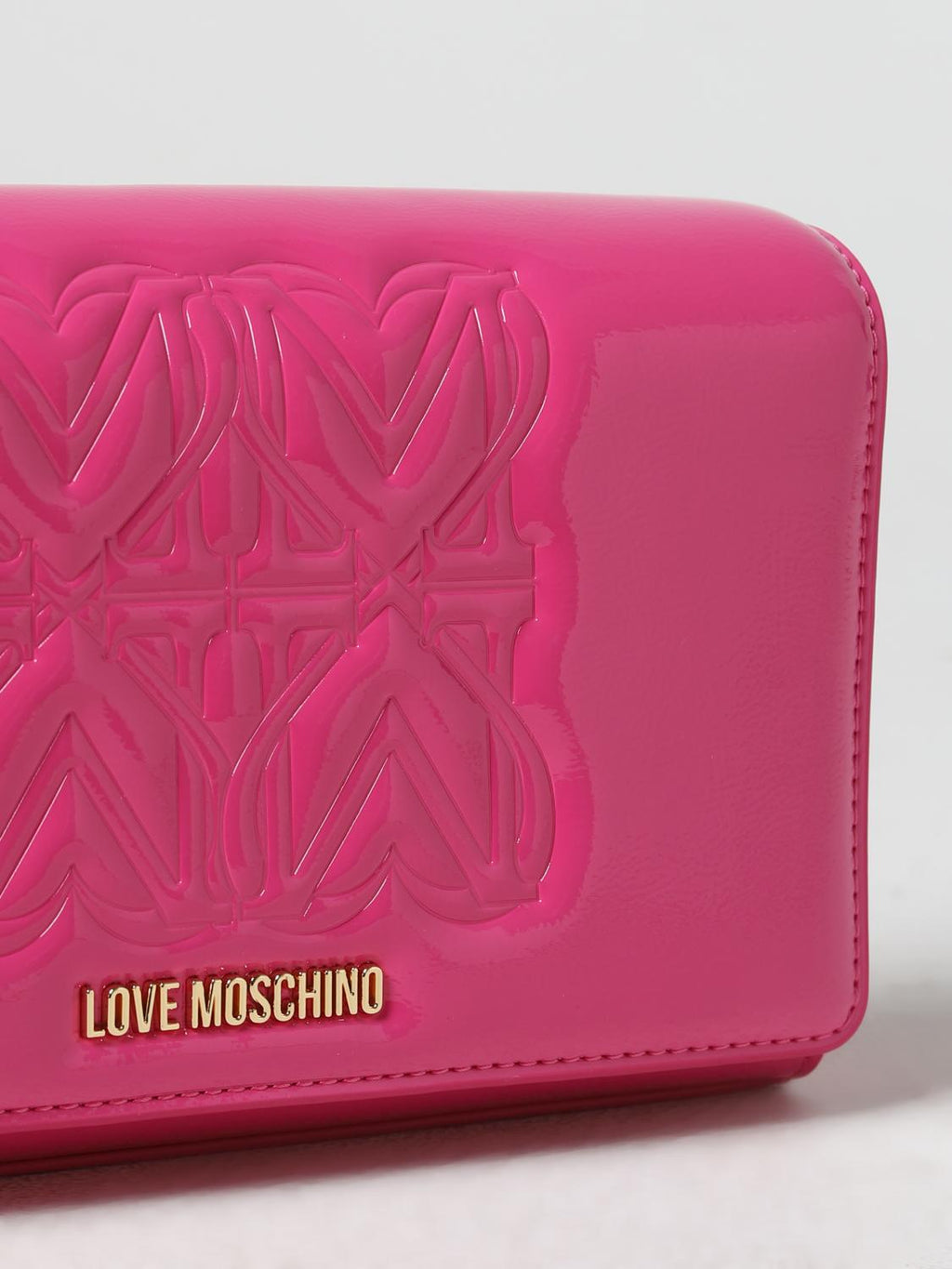 MoschinoLove Women's Patent Leather Shoulder Bag