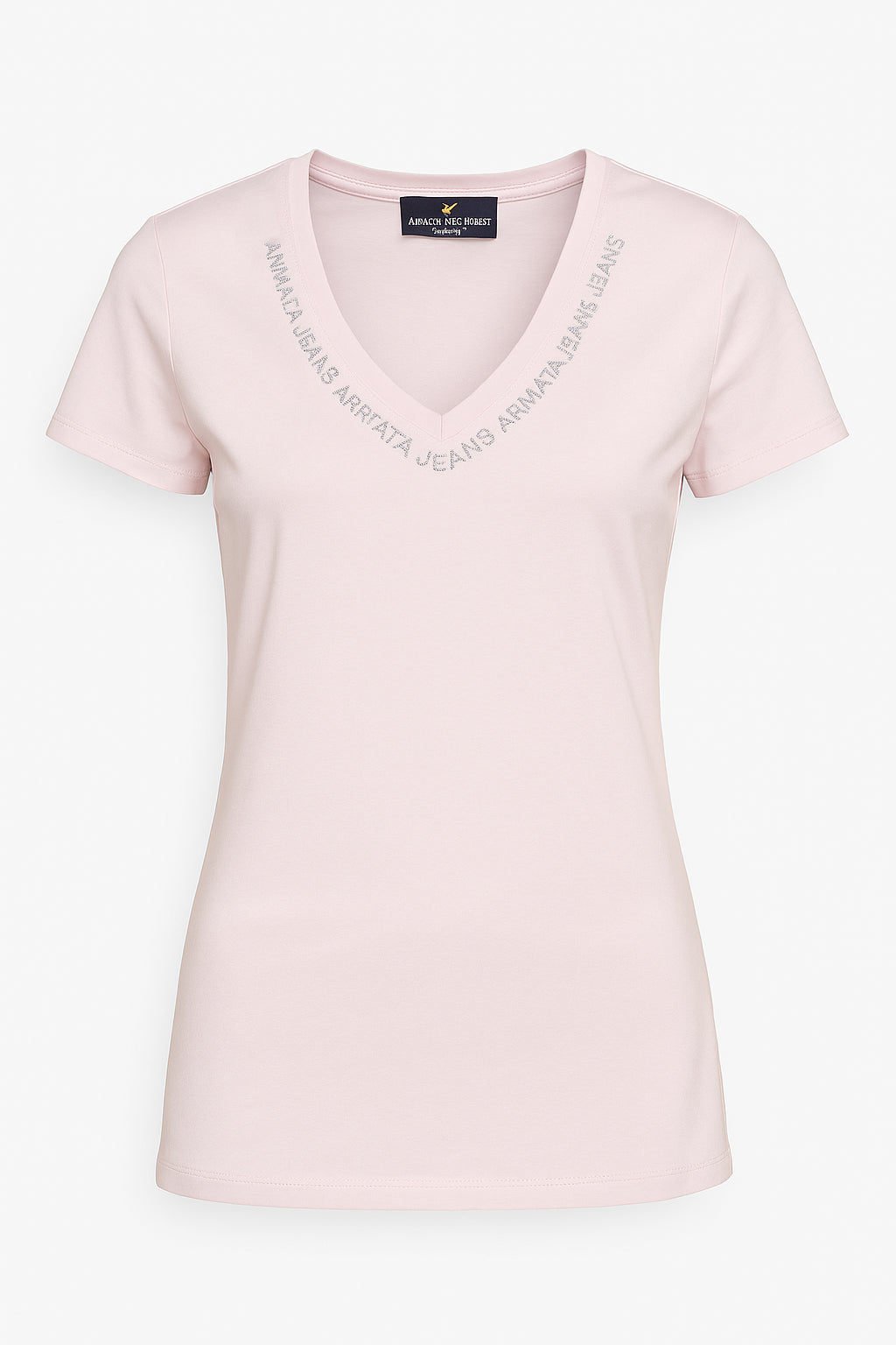 T-shirt donna Armata di Mare Jeans con logo strass