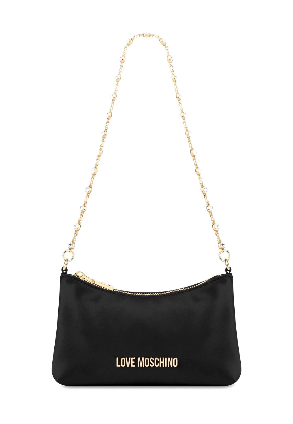 Moschino Love Gold Nylon Shoulder Bag JC4233PP0HKK0123