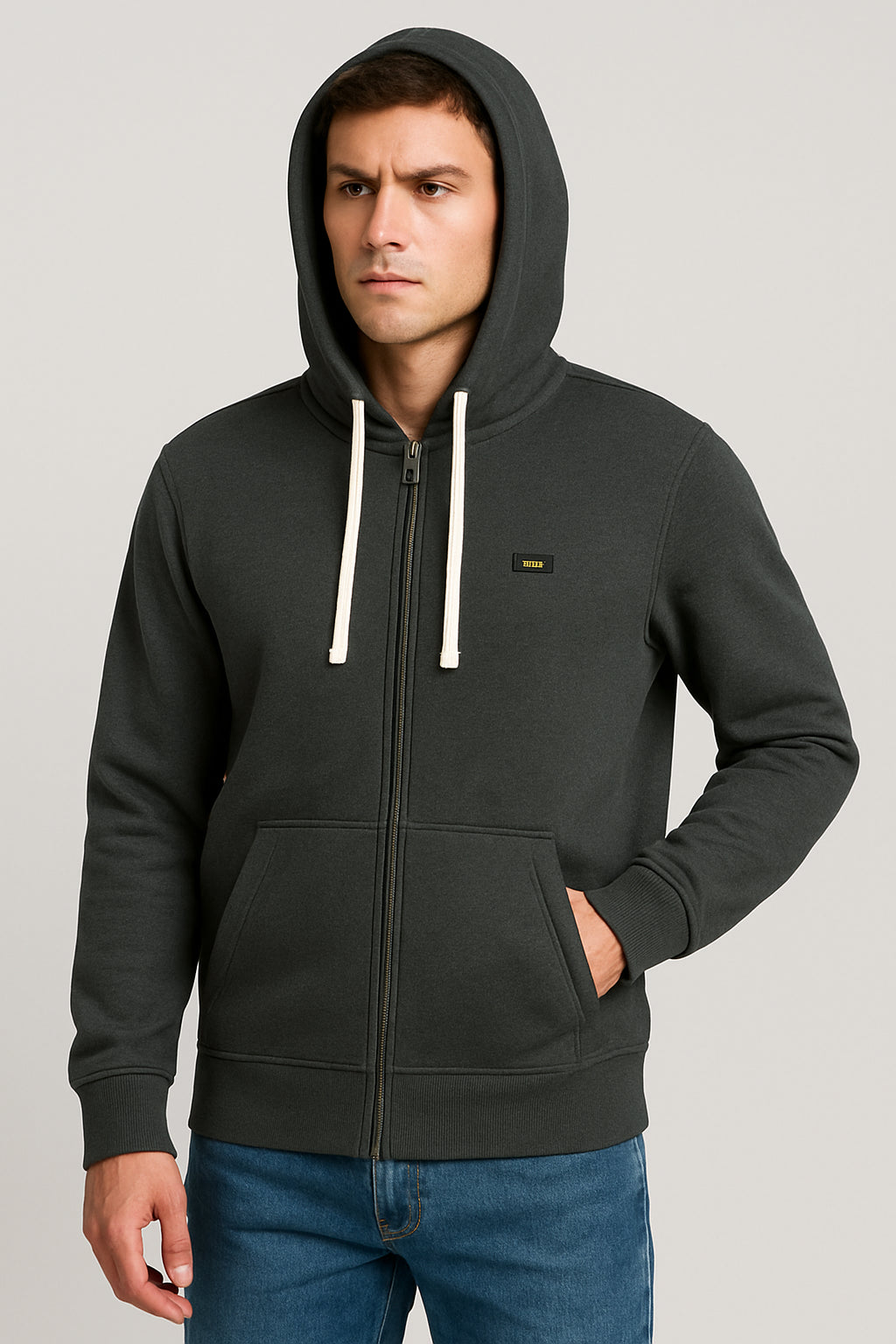 Felpa con Cappuccio Zip Armata di Mare