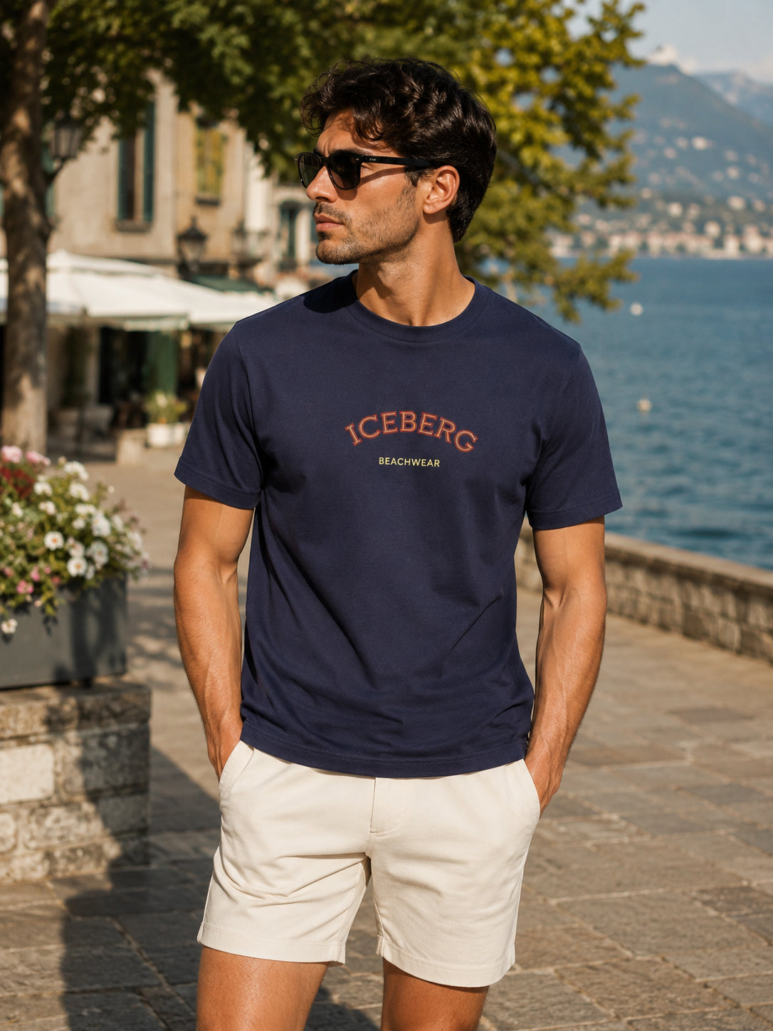 T-Shirt Iceberg Beachwear Curved