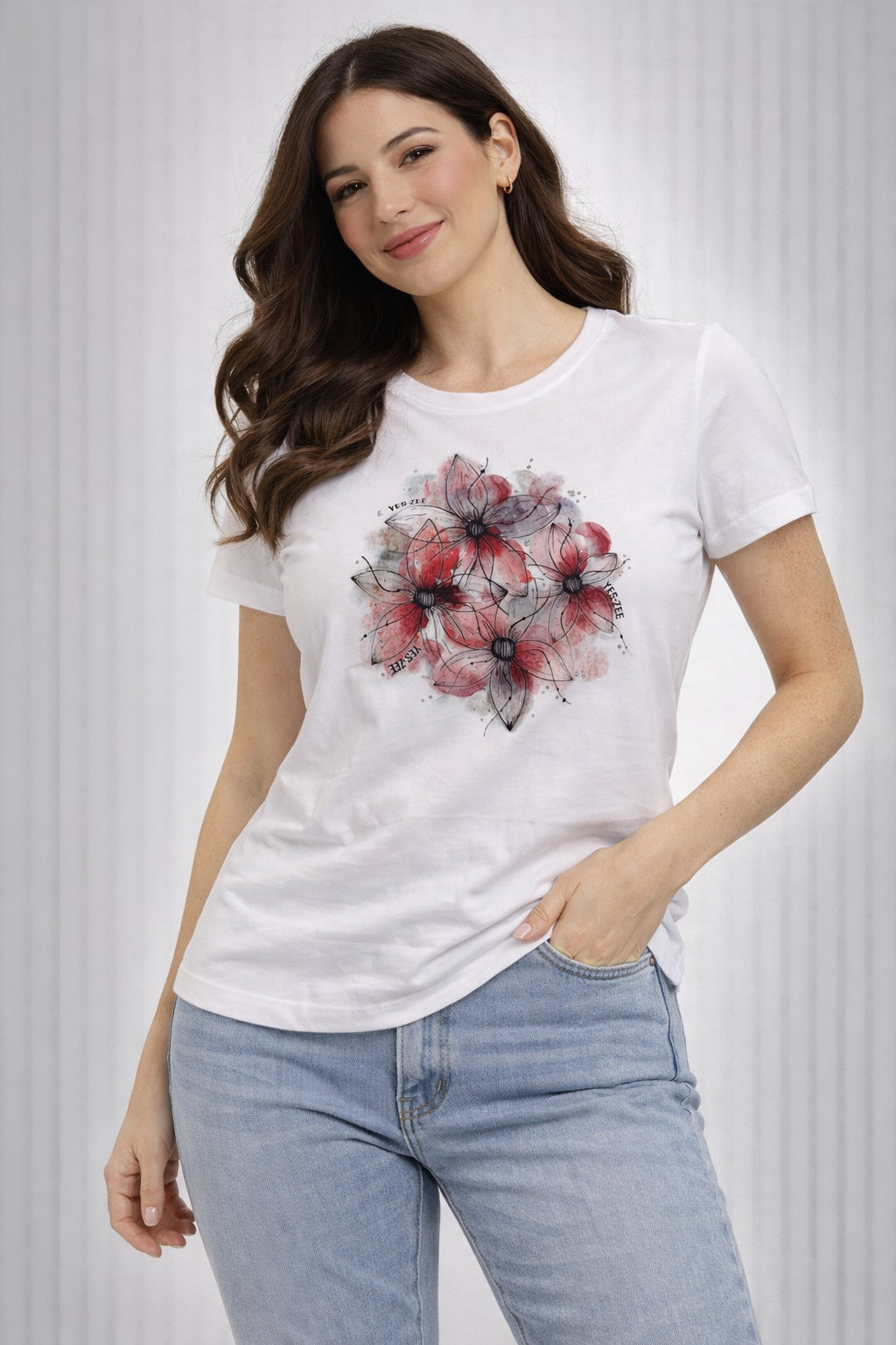 T-shirt Yes Zee Flower
