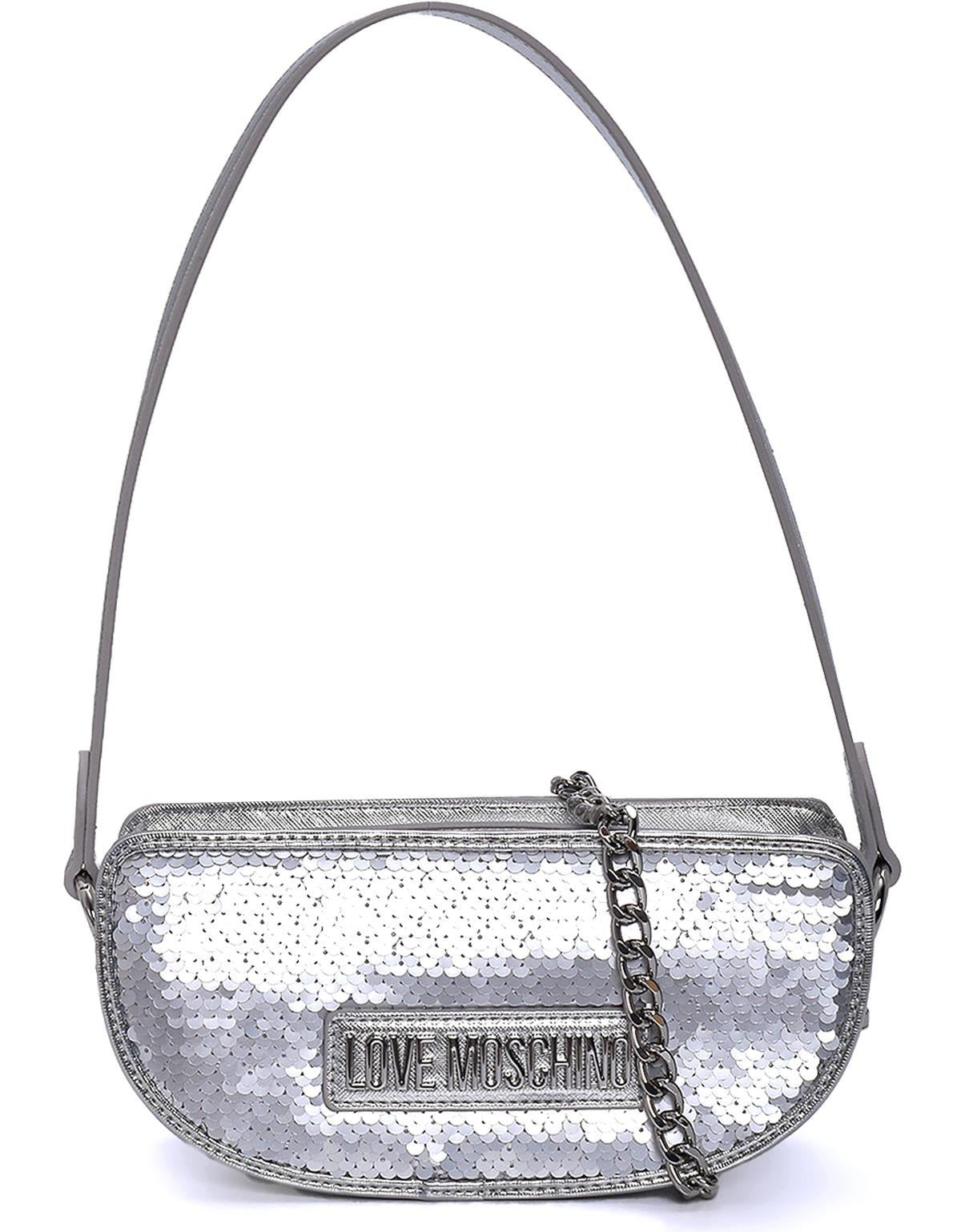 Borsetta LoveMoschino Totem Golden Silver JC4277PP0HKO190B