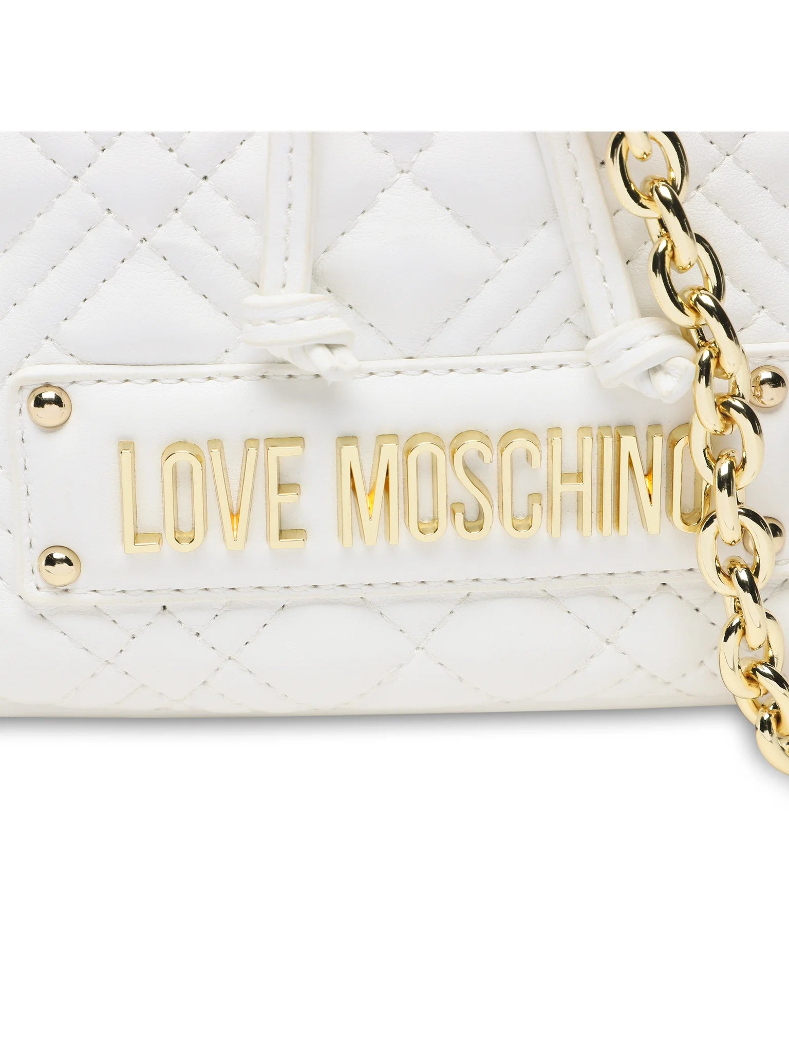 White Bucket Shoulder Bag MoschinolLove