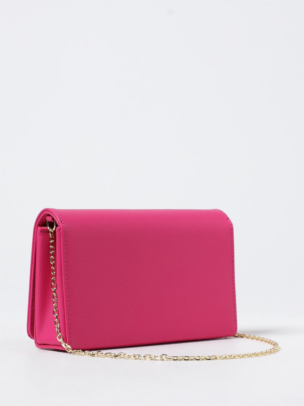 Sac à main bandoulière Moschino lettering en métal doré Lovely Love