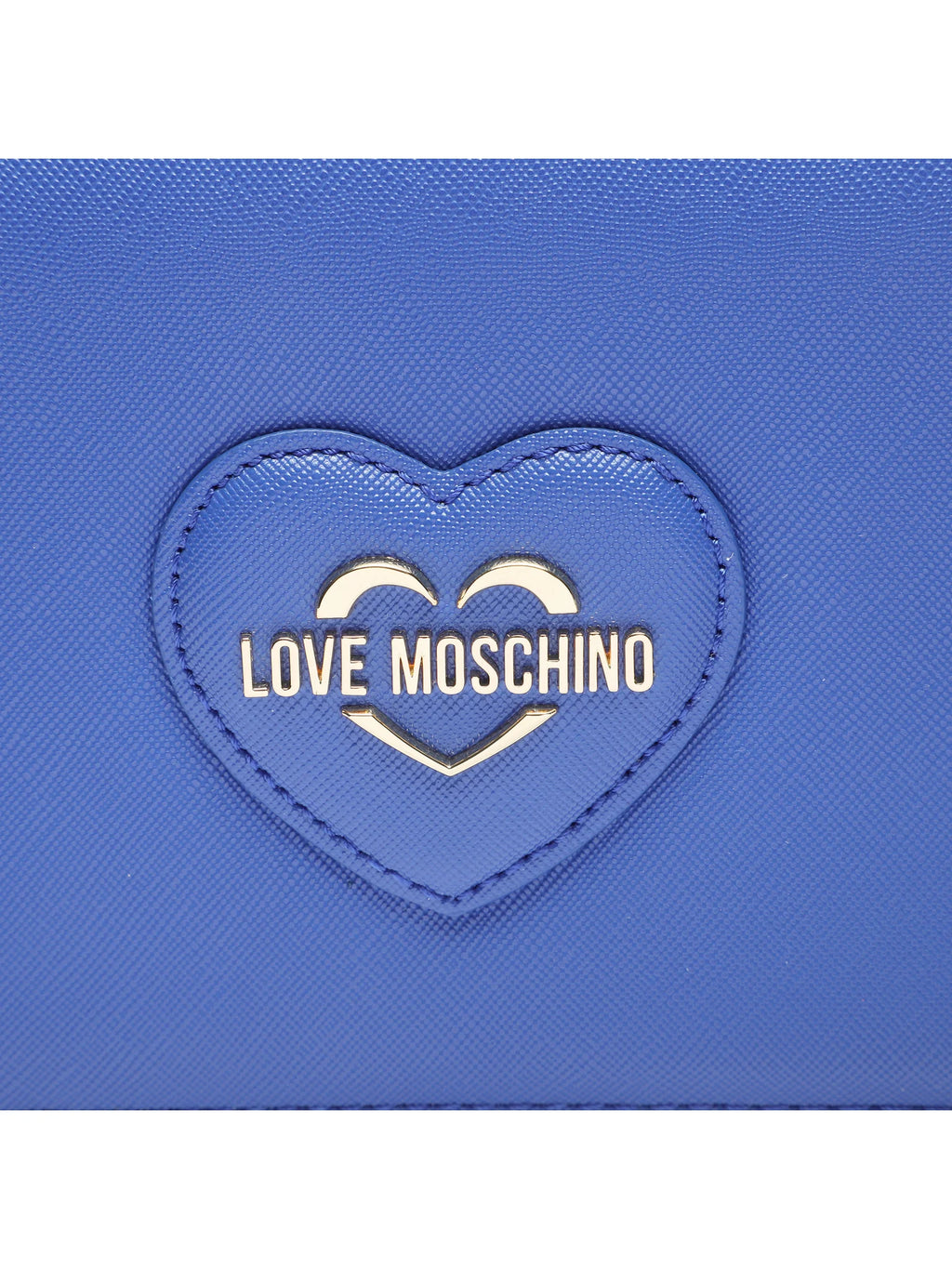 Sac à main bandoulière Moschino lettering en métal doré Lovely Love