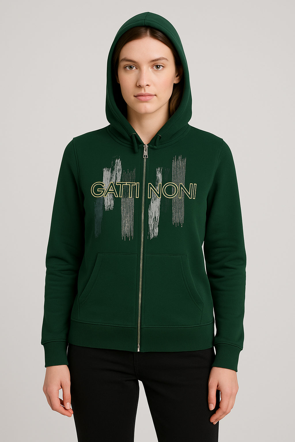 Felpa Donna Gattinoni con Zip