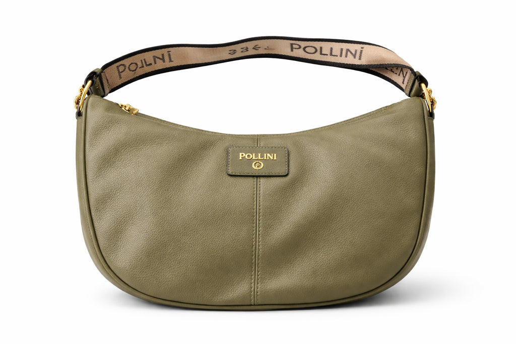 Sac hobo vert Pollini