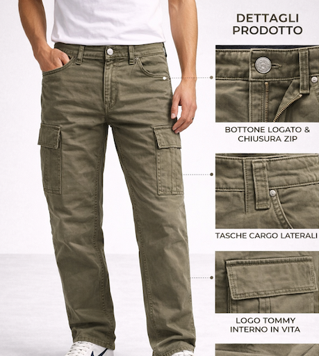 Cargo Militare TommyHilfiger