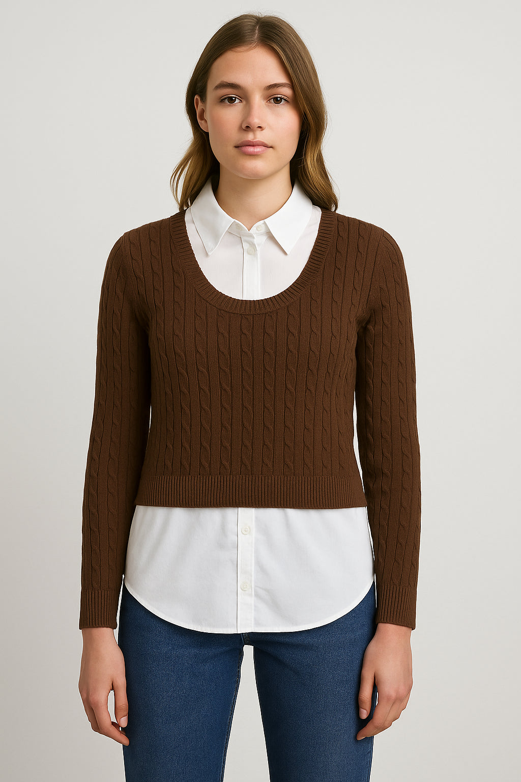 Maglia Camicia Gattinoni  Eleganza a Strati