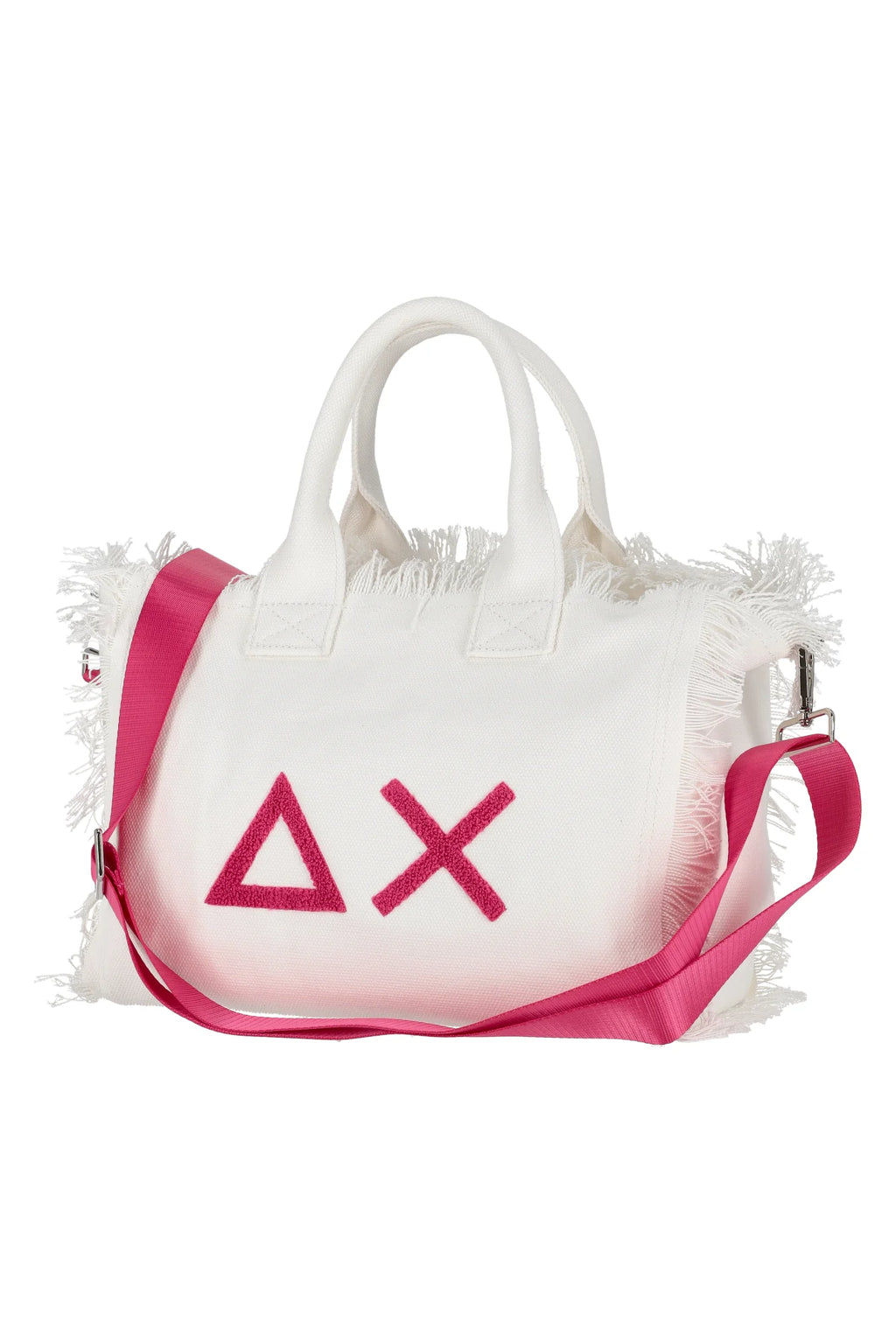 SUN68 Beach Women's Canvas Shopping Bag X35219