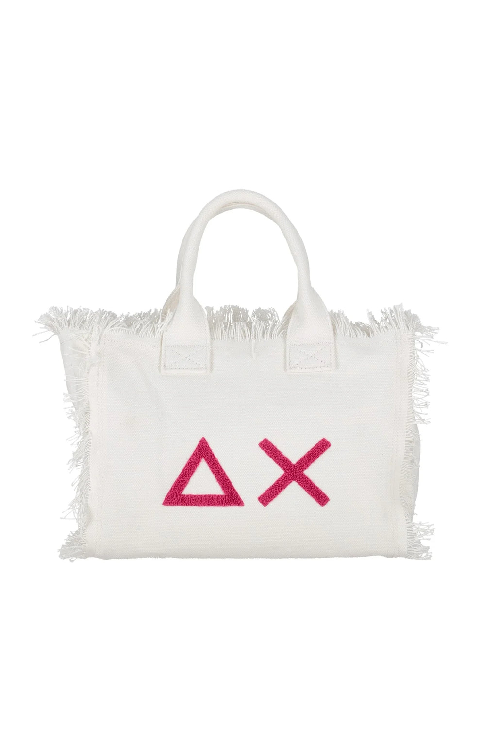 SUN68 Beach Women's Canvas Shopping Bag X35219