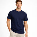 Men's Mercerized Cotton Crew Neck Premium Milan Stitch T-Shirt