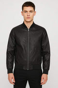 Veste en simili cuir de printemps