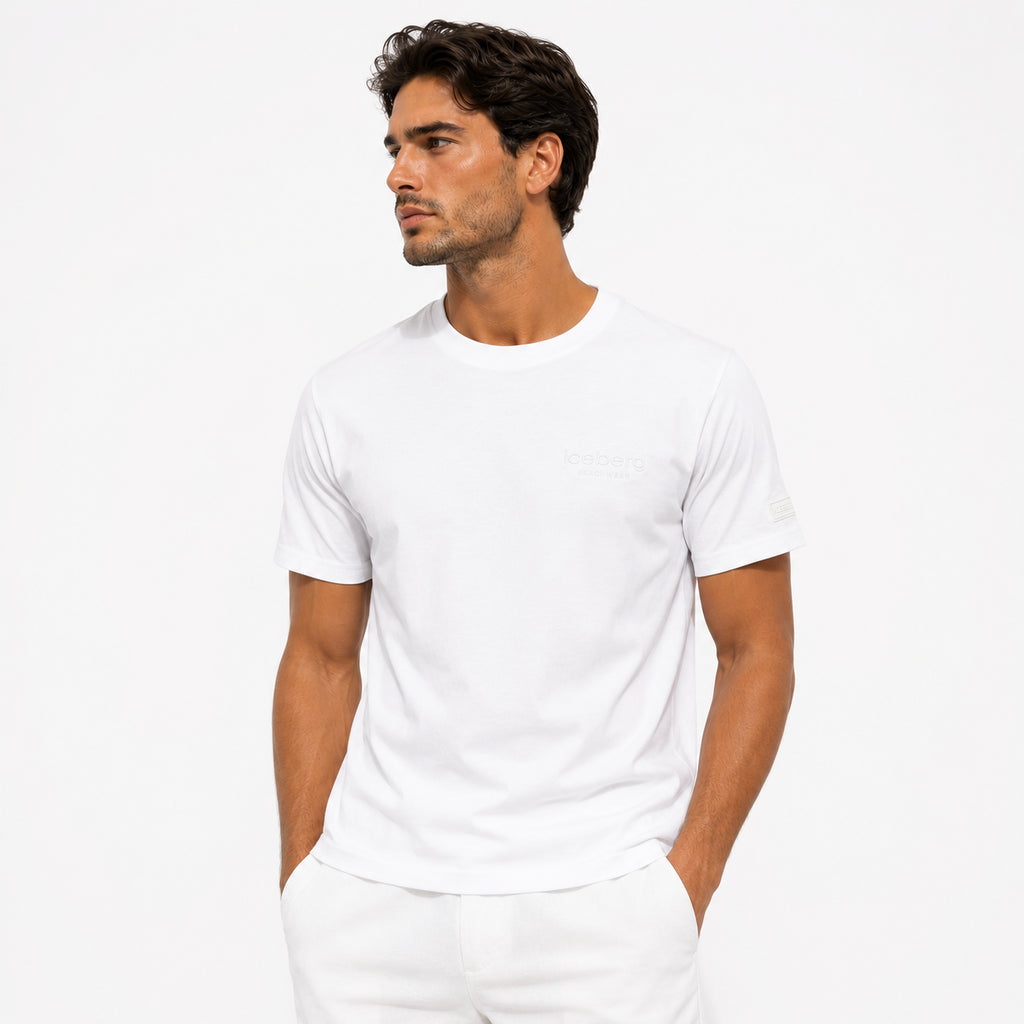 Iceberg Beachwear Tone-on-Tone Logo T-Shirt