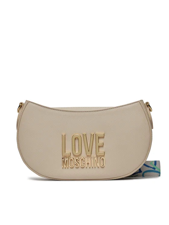 Moschino Smart Daily Jelly Logo Shoulder Bag with Crossbody Strap