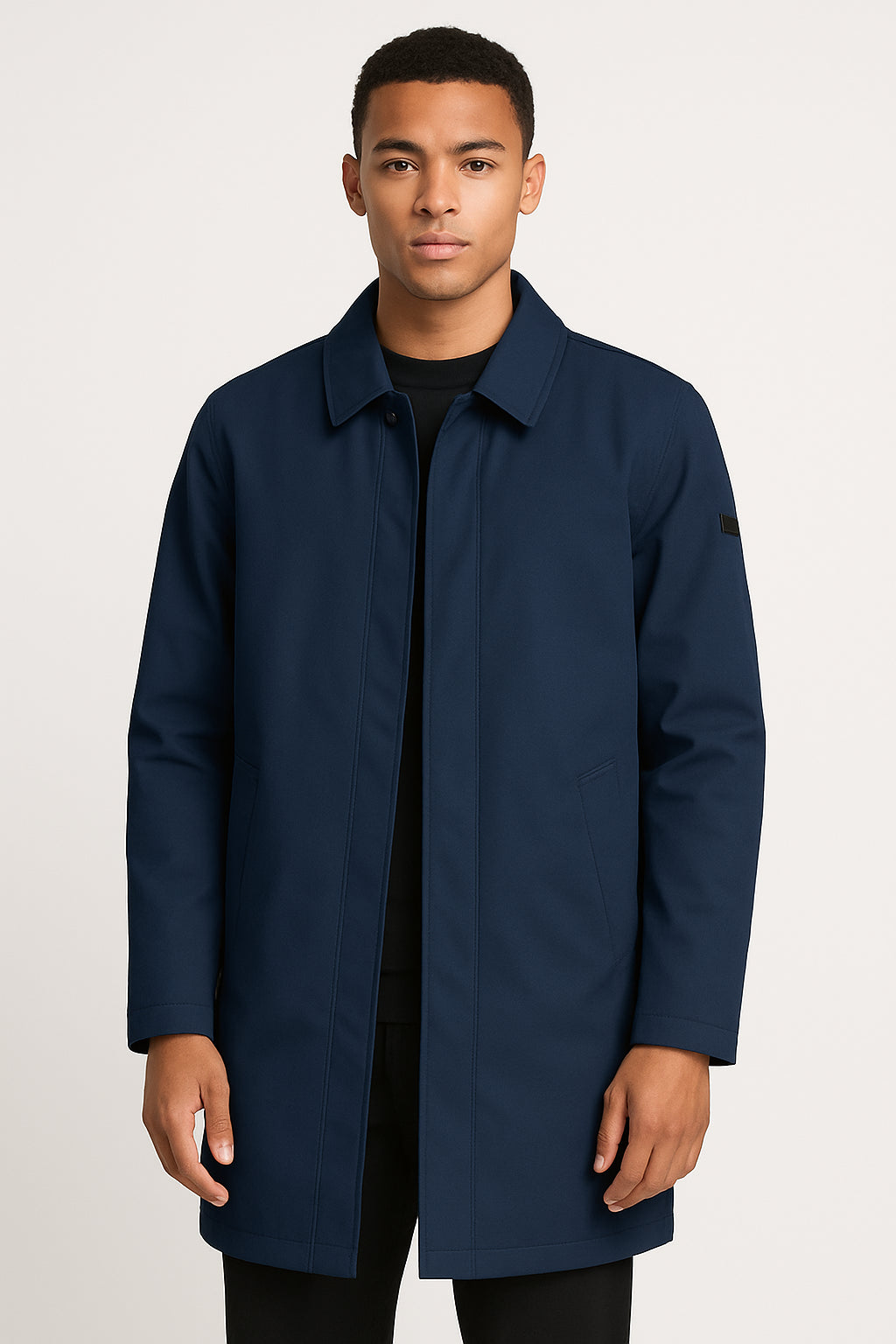 Trench Uomo con Interno Trapuntato