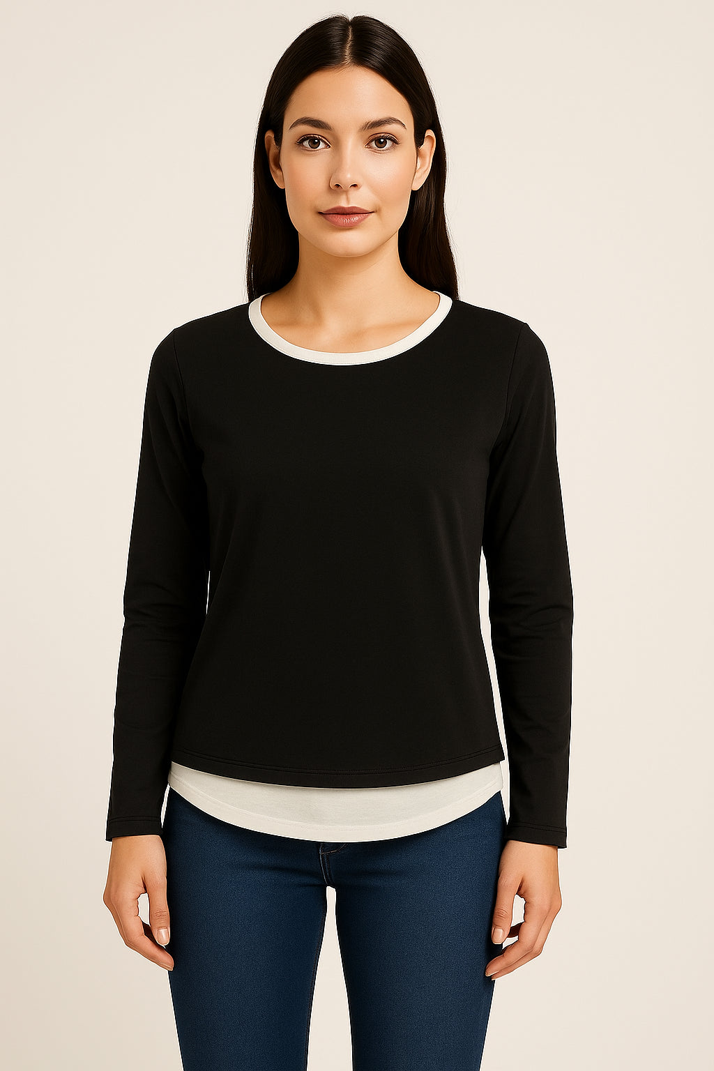 Maglia Donna Bicolore Gattinoni