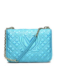 Borsa Donna a Spalla e Tracolla LoveMoschino Shiny Quilted