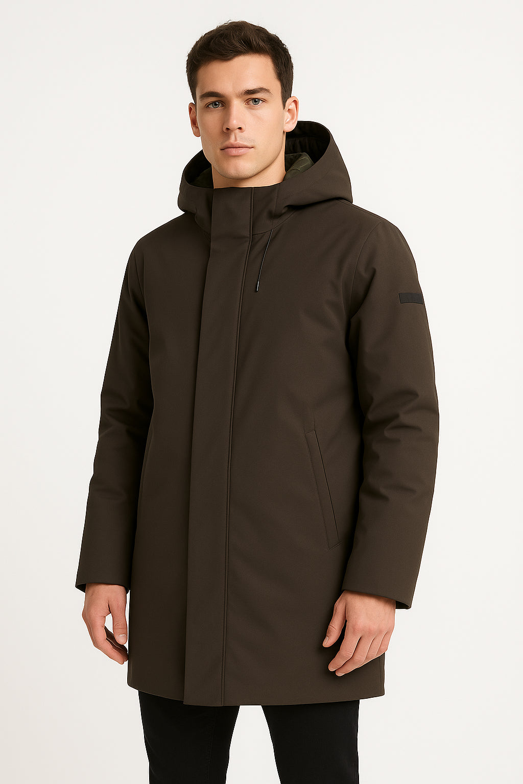 Giubbotto Invernale Uomo Impermeabile con Cappuccio