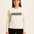 Felpa Donna Armata di Mare con Logo Strass