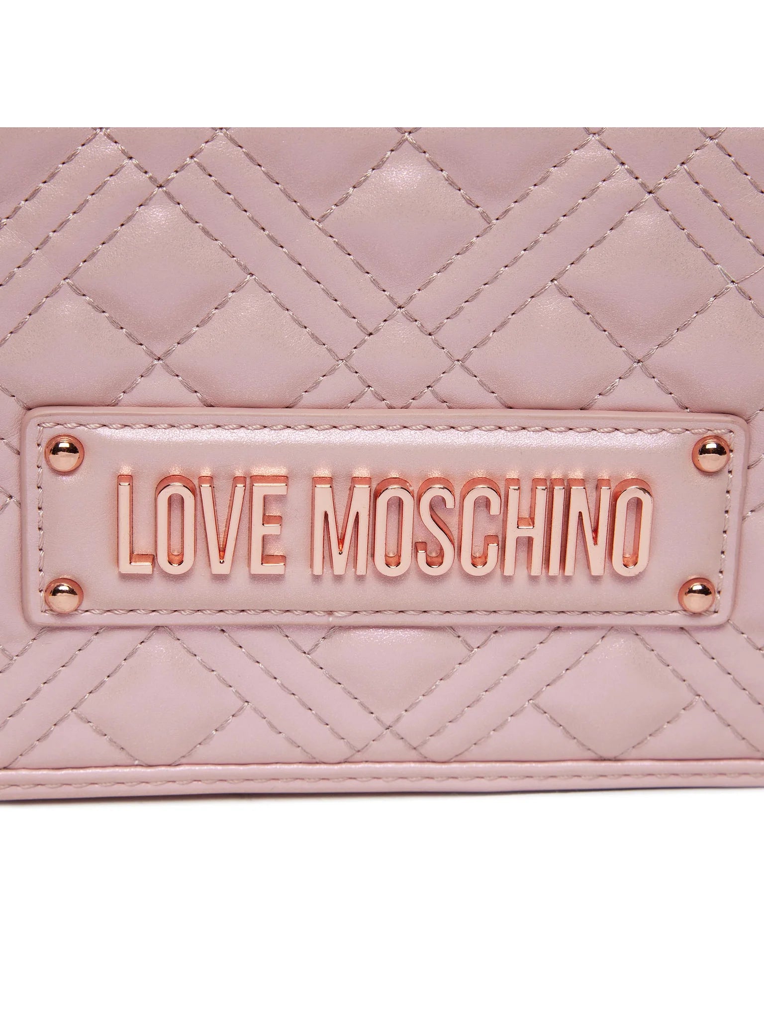 Borsa Donna a Spalla e Tracolla LoveMoschino Shiny Quilted