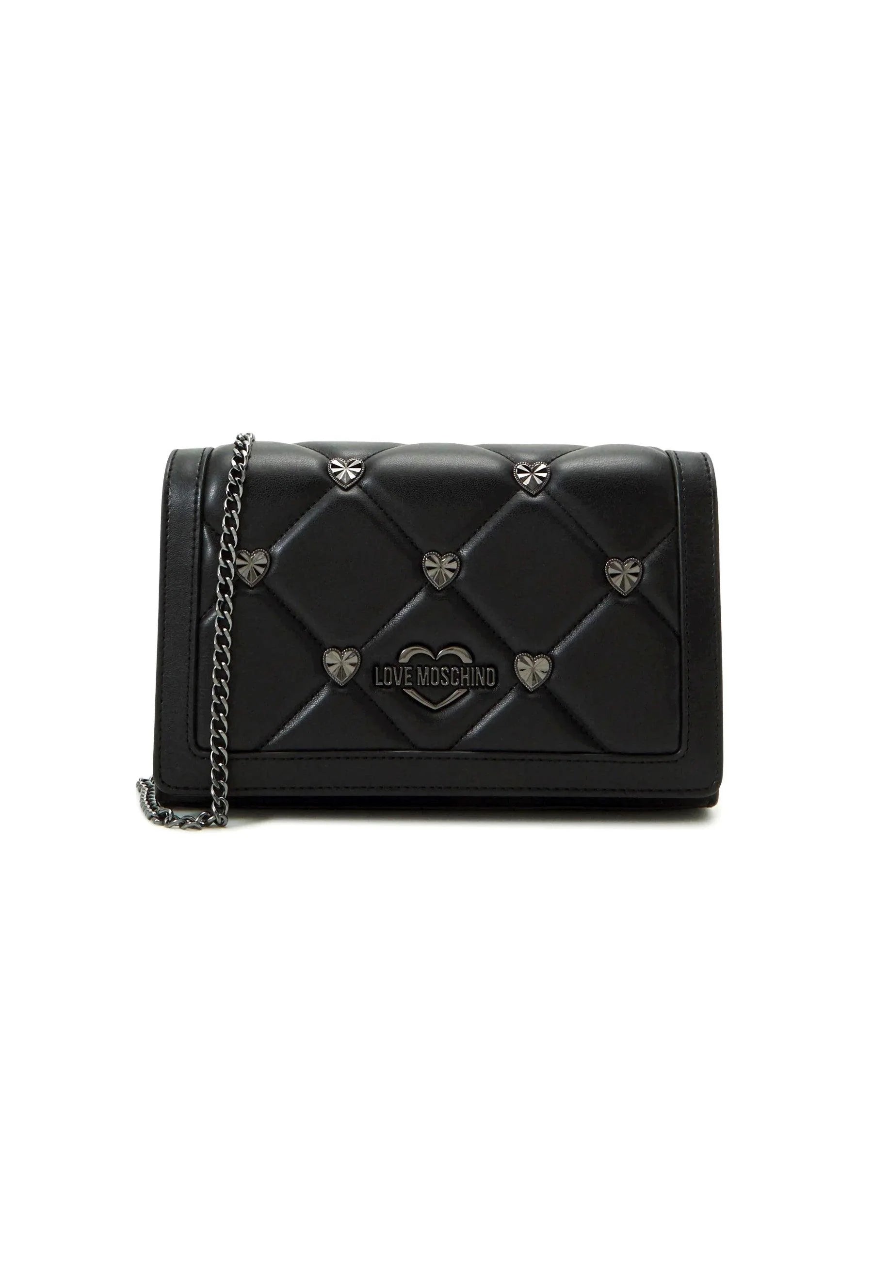 Borsa Donna a Spalla e Tracolla LoveMoschino Jewel Hearts JC4222PP0HLZ0000
