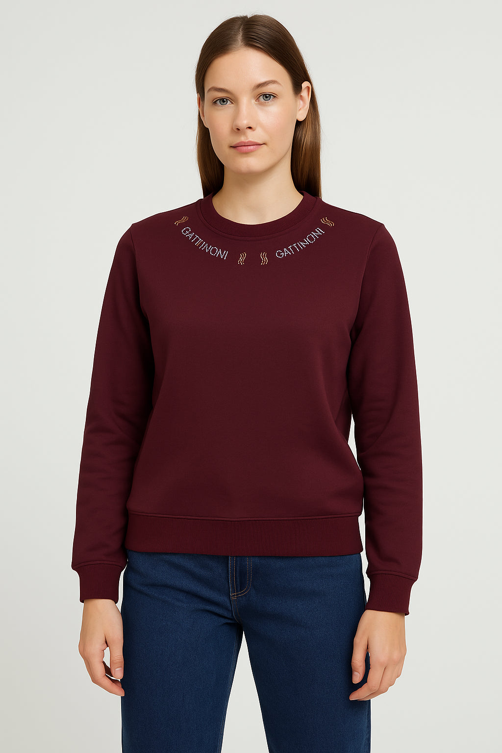 Felpa Donna Gattinoni Girocollo