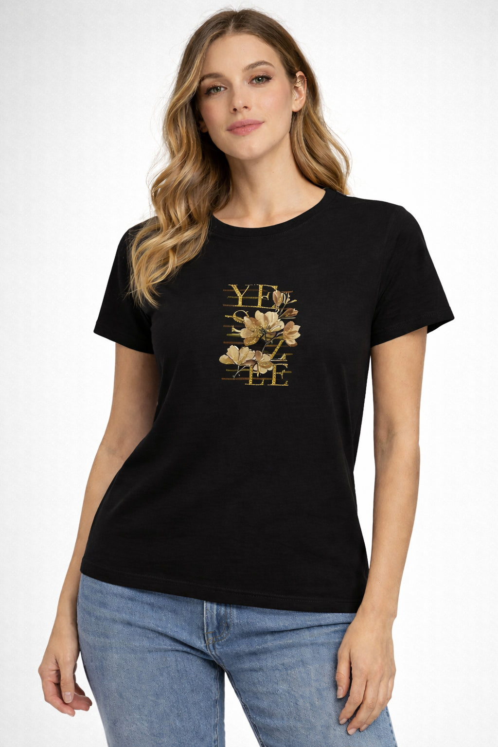 T-shirt femme YES ZEE floral