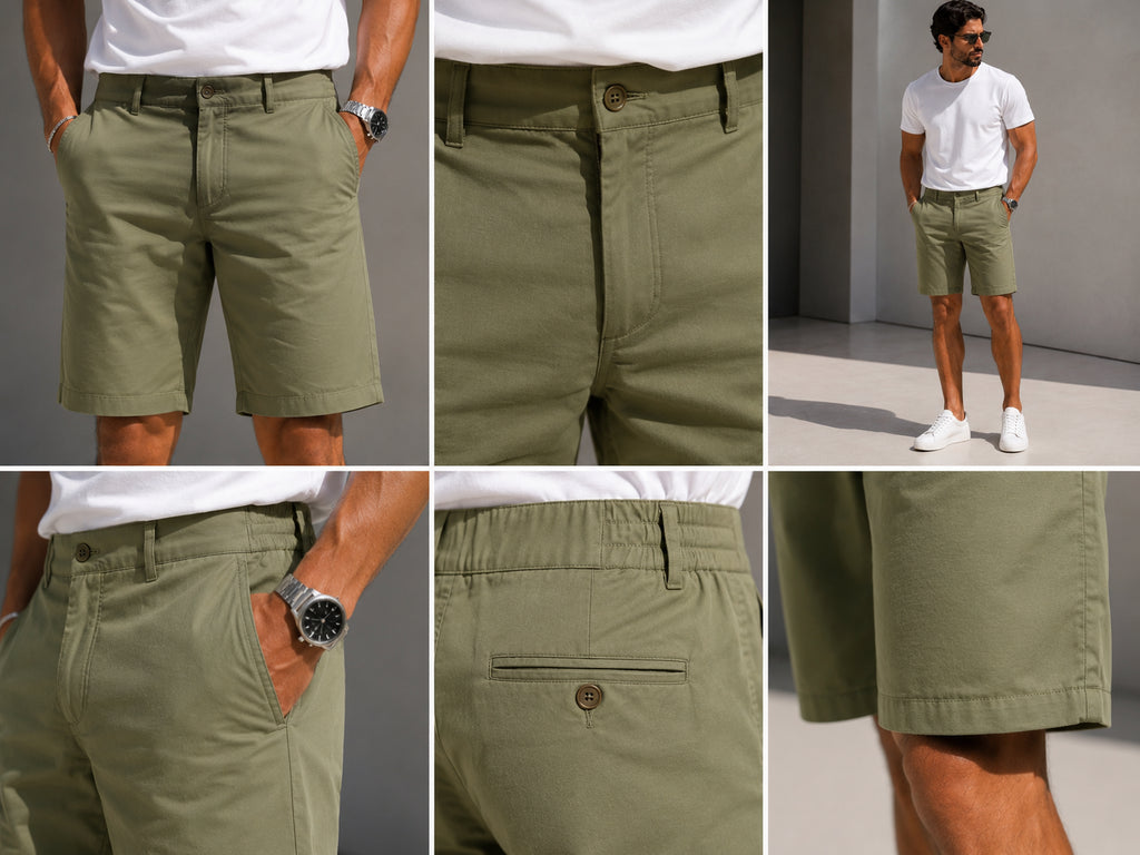 Bermuda Tecnico Stretch Anti-Macchia Punto Milano