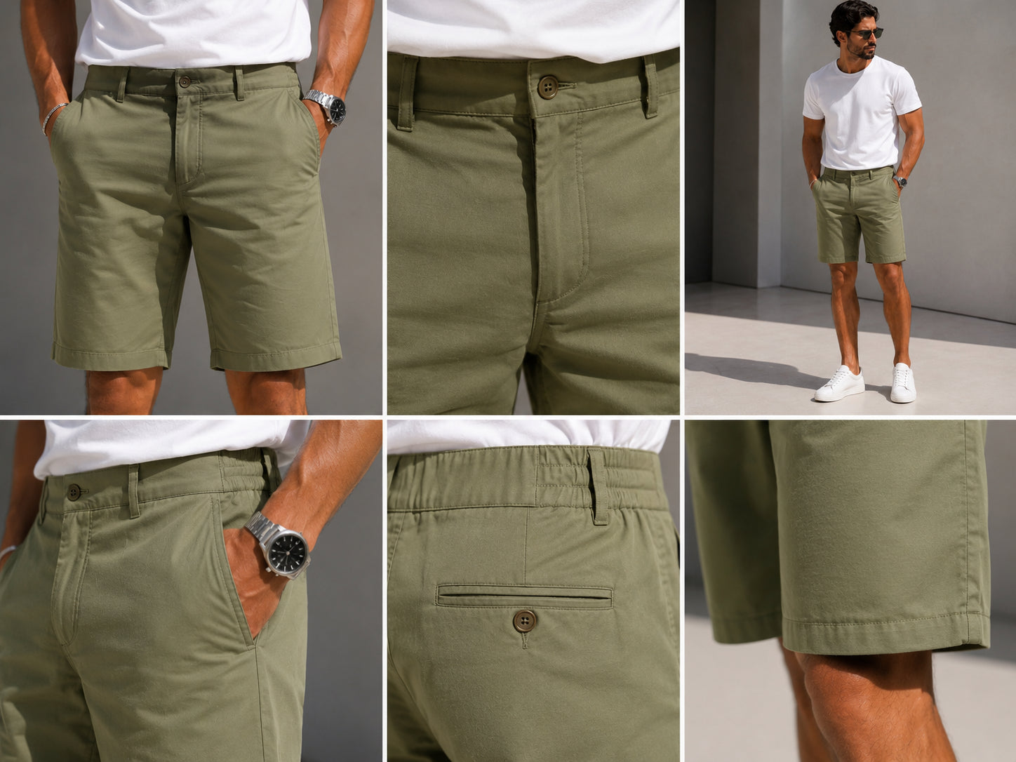 Bermuda Tecnico Stretch Anti-Macchia Punto Milano