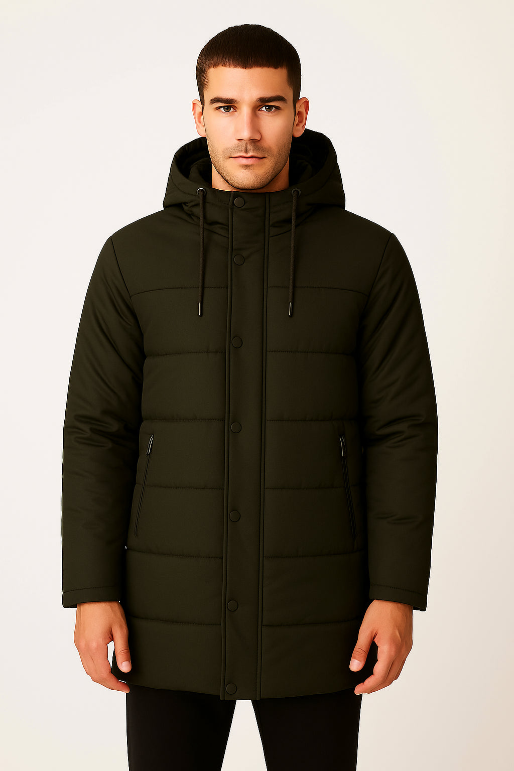 Giubbino Puffer con Cappuccio
