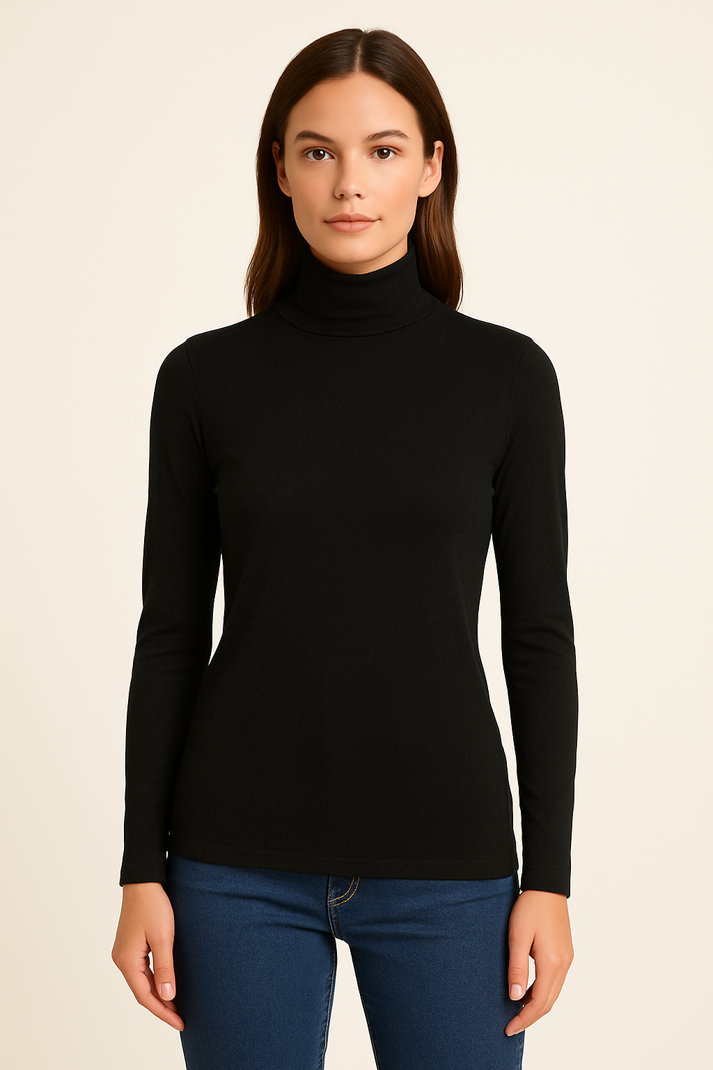 Maglia Gattinoni Dolcevita Donna a Maniche Lunghe