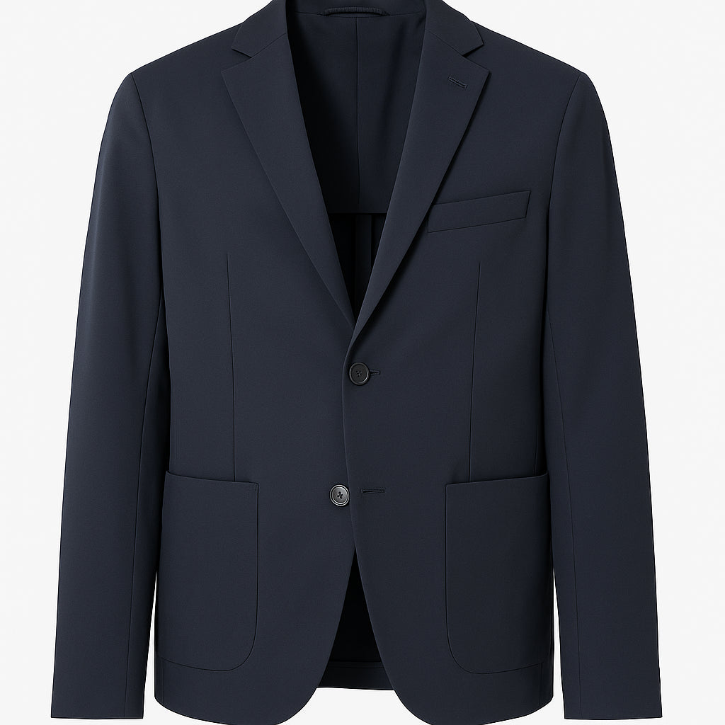 Giacca Blazer Elegante Tessuto Tecnico
