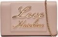 Moschino Handbag and Shoulder Bag with Gold-tone Lettering Lovely Love