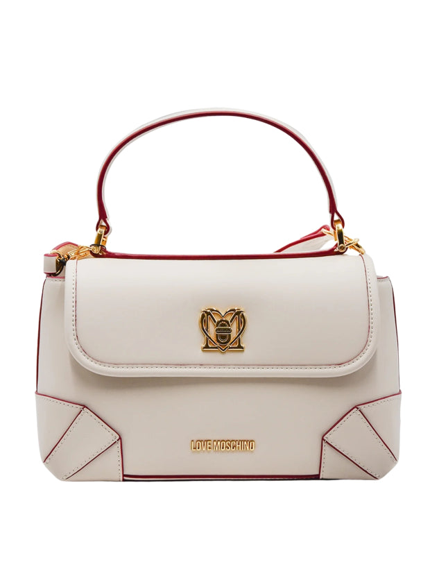 Sac bandoulière Love Moschino Gold Stones Luxuri crème