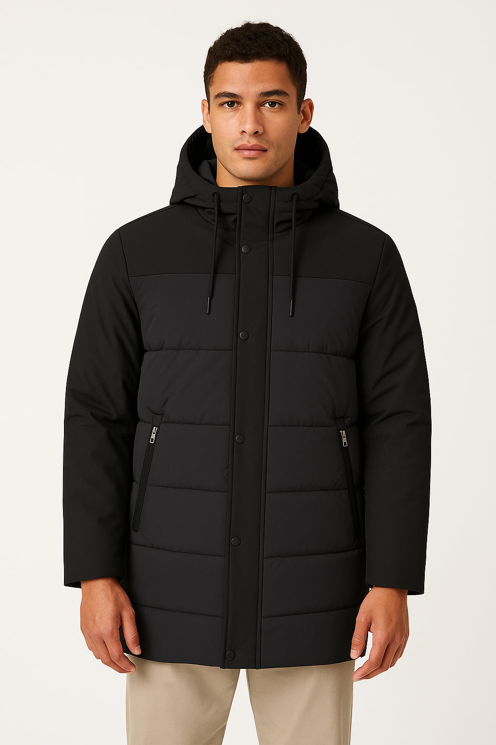 Giubbino Puffer con Cappuccio