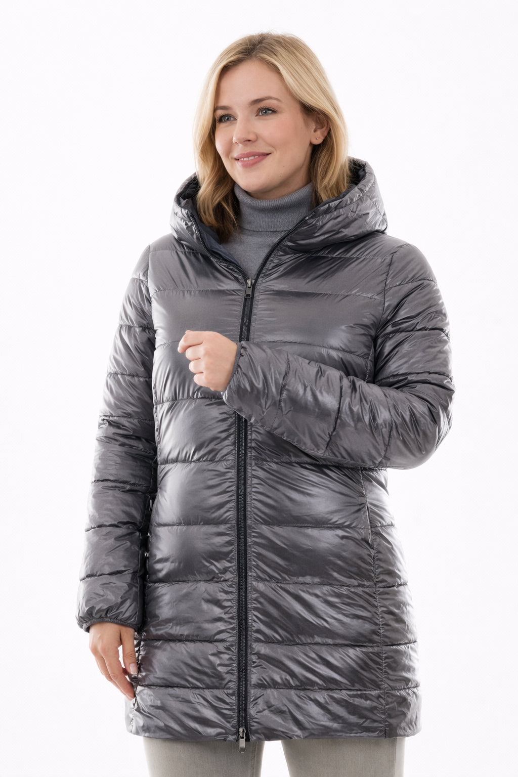 Giubbotto Donna Imbottito Double Face con Cappuccio Daisy Museum