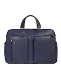 Pquadro Men's Briefcase, Fabric Laptop Bag, Tablet Compartment