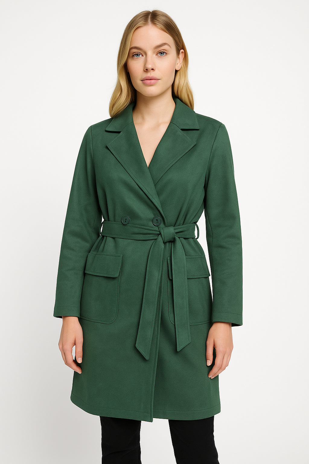 Trench Donna in Eco-Renna con Cintura