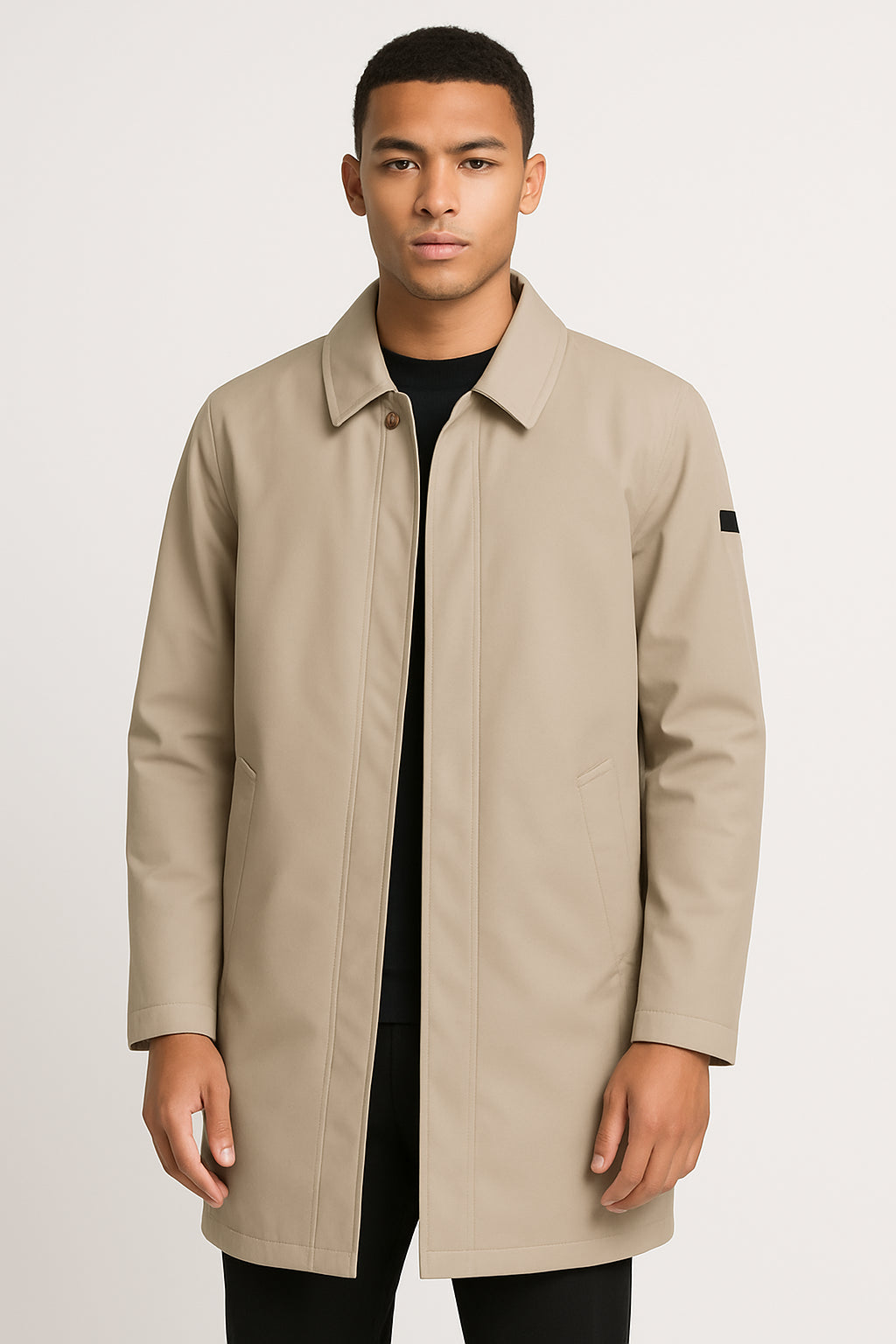Trench Uomo con Interno Trapuntato